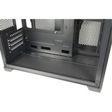 Inter-Tech C-501 Aspect boîtier bench/show Noir | 3x USB-A | Window