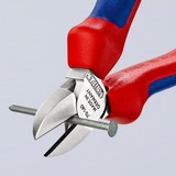 KNIPEX Pince coupante 70 05 140, Tenailles de cran Rouge/Bleu