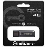 Kingston IronKey Locker+ 50 G2 256 GB, Clé USB Anthracite