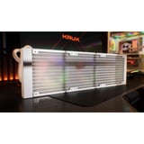 Krux HydroGlance 360 LCD White, Watercooling Blanc