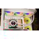 Krux HydroGlance 360 LCD White, Watercooling Blanc