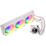 Krux HydroGlance 360 LCD White, Watercooling Blanc
