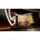 Krux HydroGlance 360 LCD White, Watercooling Blanc