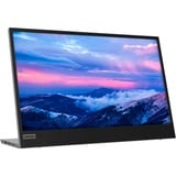Lenovo L15 Moniteur 15.6"  Noir, 39,6 cm (15.6"), 1920 x 1080 pixels, Full HD, LED, 14 ms, Noir, Gris