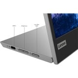 Lenovo L15 Moniteur 15.6"  Noir, 39,6 cm (15.6"), 1920 x 1080 pixels, Full HD, LED, 14 ms, Noir, Gris
