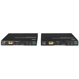 Lindy Extender HDBaseT Cat.6 HDMI 4K60, Audio, IR & RS-232 avec ARC, 70m, Extension HDMI Noir, Audio, IR & RS-232 avec ARC, 70m, 3840 x 2160 pixels, Émetteur et récepteur AV, 70 m, Avec fil, Noir, HDCP