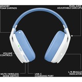Logitech G435 LIGHTSPEED casque gaming over-ear Blanc
