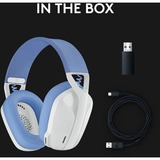 Logitech G435 LIGHTSPEED casque gaming over-ear Blanc