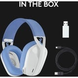 Logitech G435 LIGHTSPEED casque gaming over-ear Blanc