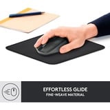 Logitech Mouse Pad Studio Series Graphite, Tapis de souris Noir, Graphite, Monochromatique, Nylon, Polyester, Caoutchouc, Base antidérapante