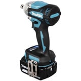 Makita Kit combo batterie DLX2533TJ, perceuse-visseuse sans fil DDF489Z + clé à chocs sans fil DTW300Z, 18 volts, Tournevis Bleu/Noir