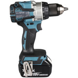 Makita Kit combo batterie DLX2533TJ, perceuse-visseuse sans fil DDF489Z + clé à chocs sans fil DTW300Z, 18 volts, Tournevis Bleu/Noir