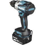 Makita Kit combo batterie DLX2533TJ, perceuse-visseuse sans fil DDF489Z + clé à chocs sans fil DTW300Z, 18 volts, Tournevis Bleu/Noir