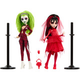 Mattel SKULLECTOR Beetlejuice Wedding Doll 2-Pack, Poupée Poupée mannequin, Femelle, 6 an(s), Fille, 290 mm, 600 g