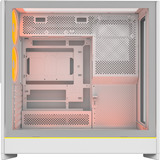 Montech HS01 PRO boîtier midi tower Blanc | 2x USB-A | 1x USB-C | RGB | Verre Trempé