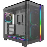 Montech KING 95 PRO boîtier midi tower Noir | 2x USB-A | 1x USB-C | RGB | Verre Trempé