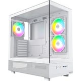 Montech XR boîtier midi tower Blanc | 2x USB-A | 1x USB-C | RGB | Window