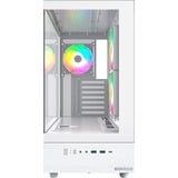Montech XR boîtier midi tower Blanc | 2x USB-A | 1x USB-C | RGB | Window