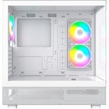 Montech XR boîtier midi tower Blanc | 2x USB-A | 1x USB-C | RGB | Window