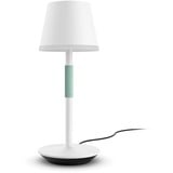 Philips Hue Lampe à poser portable Hue Go Blanc, Philips Hue White and Color ambiance Lampe à poser portable Hue Go, Lampe de table intelligente, Bluetooth, Blanc, LED, Métal, Ampoule(s) non remplaçable(s)