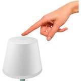Philips Hue Lampe à poser portable Hue Go Blanc, Philips Hue White and Color ambiance Lampe à poser portable Hue Go, Lampe de table intelligente, Bluetooth, Blanc, LED, Métal, Ampoule(s) non remplaçable(s)