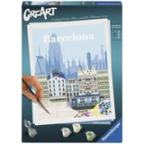 Ravensburger CreArt - Barcelone colorée, Peinture 