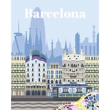 Ravensburger CreArt - Barcelone colorée, Peinture 