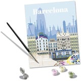 Ravensburger CreArt - Barcelone colorée, Peinture 