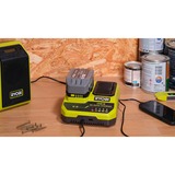 Ryobi 18 V ONE+ Akku-Schnellladegerät RC18180, Chargeur Vert/gris