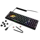 Sharkoon SKILLER SGK50 S2, clavier gaming Noir, Layout DE, Gateron Red