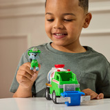 Spin Master VÉHICULE + FIGURINE FIRE RESCUE ROCKY La Pat' Patrouille, Jeu véhicule PAW Patrol VÉHICULE + FIGURINE FIRE RESCUE ROCKY La Pat' Patrouille, Camion, 3 an(s), Plastique, Multicolore