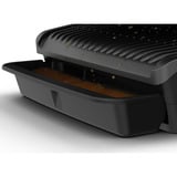 Tefal GC707D Gril de contact grill à contact électrique Argent/Noir, Noir, Acier inoxydable, Rectangulaire, Réseau, 600 cm², Aluminium injecté, 2000 W