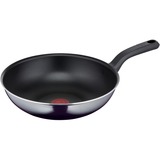 Tefal Resist D52619 Wok/Poêle à frire Rond Noir, Rond, Wok/Poêle à frire, Noir, Titane, 175 °C, Aluminium