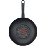 Tefal Resist D52619 Wok/Poêle à frire Rond Noir, Rond, Wok/Poêle à frire, Noir, Titane, 175 °C, Aluminium