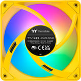 Thermaltake CT140 EX ARGB Sync PC Cooling Fan Bumblebee ventilateurs de boîtier Jaune, 3 pièces, 140 x 140 x 25 mm, PWM