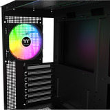 Thermaltake  boîtier midi tower Noir/bois | 2x USB-A | 1x USB-C | RGB | Window