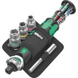 Wera 8009 Zyklop Pocket Set Ensemble de 2 bits, Set d'embouts de vissage Noir/Vert, 18 pièces