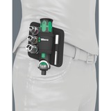 Wera 8009 Zyklop Pocket Set Ensemble de 2 bits, Set d'embouts de vissage Noir/Vert, 18 pièces