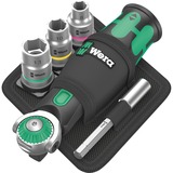 Wera 8009 Zyklop Pocket Set Ensemble de 2 bits, Set d'embouts de vissage Noir/Vert, 18 pièces