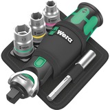 Wera 8009 Zyklop Pocket Set Ensemble de 2 bits, Set d'embouts de vissage Noir/Vert, 18 pièces