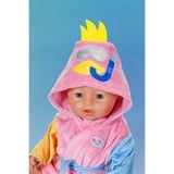 ZAPF Creation BABY born Bath Bathrobe 43cm, Accessoires de poupée BABY born Bath Bathrobe 43cm, Peignoir de poupée, 3 an(s)
