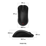 Zowie ZOWIE ZA13-DW souris Gaming Droitier RF sans fil 3200 DPI Noir, Droitier, RF sans fil, 3200 DPI, Noir