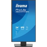 iiyama ProLite XB2497HSN-B1 23.8" Moniteur Noir (Mat), 1x DisplayPort, 1x HDMI, 3x USB-C, 2x USB-A, 1x RJ-45
