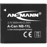 Ansmann 1400-0028 Batterie A-Can NB 11L pour Appareil Canon, Batterie appareil photo 600 mAh, 3,7 V, Lithium-Ion (Li-Ion), 1 pièce(s)