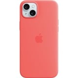 Apple Coque en silicone avec MagSafe pour iPhone 15 Plus, Housse smartphone Rouge vif