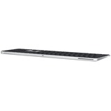 Apple Magic Keyboard clavier USB + Bluetooth QWERTY Anglais américain Argent, Noir Argent/Noir, Layout États-Unis, Taille réelle (100 %), USB + Bluetooth, QWERTY, Argent, Noir