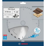 Bosch 2 608 837 704 lame de scie circulaire 19 cm 1 pièce(s) Bois dur, Bois, 19 cm, 2 cm, 1,1 mm, 7900 tr/min, 1,6 mm