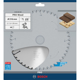 Bosch Lames de scies circulaires Optiline Wood, Lame de scie Bois, 21,6 cm, 3 cm, 1,4 mm, 2 mm, Biseau supérieur alterné