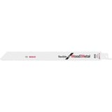 Bosch S 1122 HF Lames de scie sabre Bimétal 1 pièce(s), Lame de scie Lames de scie sabre, Tuyau, Profil, Tôle métallique, Bois avec clous, Bimétal, 2,5 mm, 17,5 cm, 22,5 cm