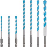 Bosch Set de forets EXPERT HEX-9 MultiConstruction, 7 pièces, Jeu de mèches de perceuse 